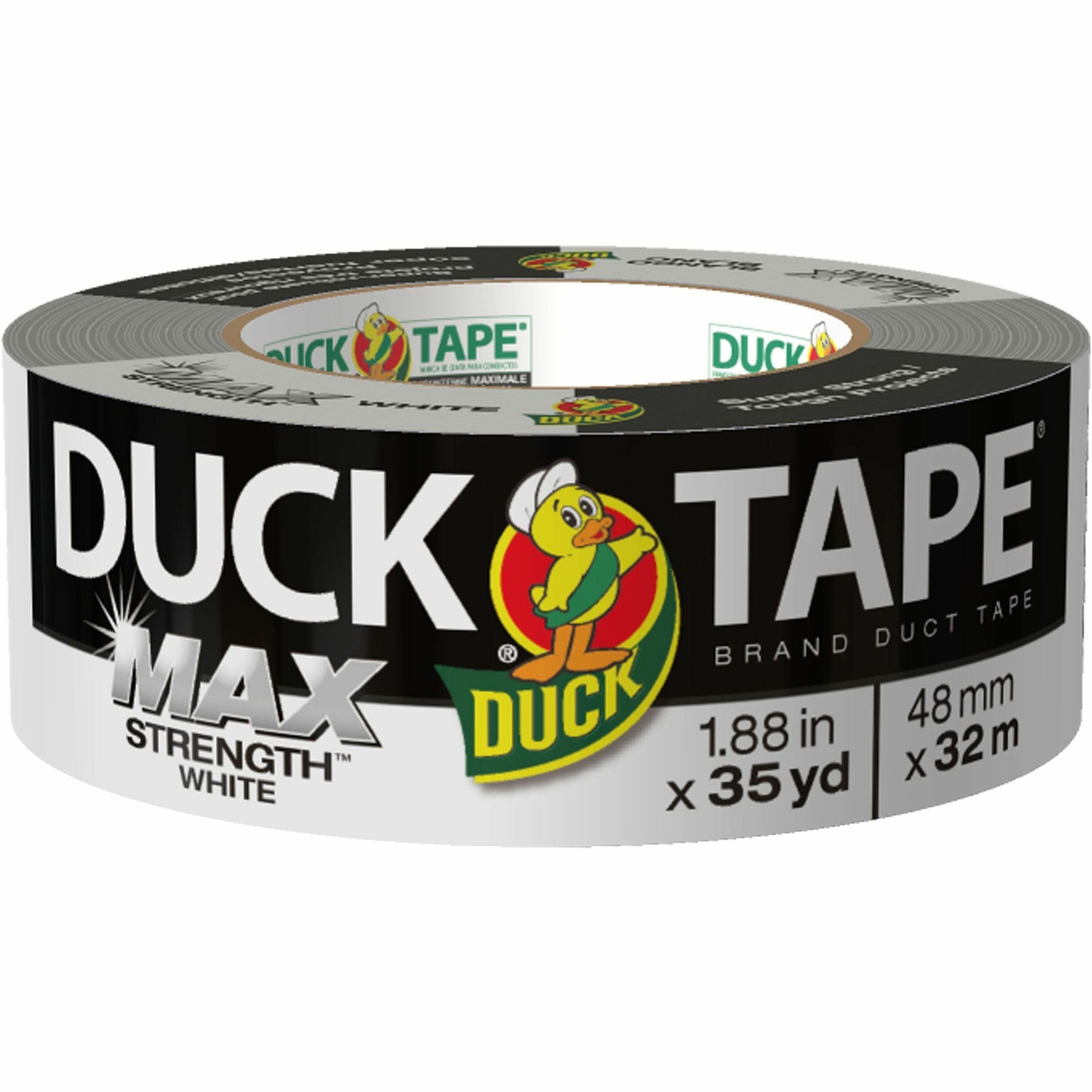MAX Duct Tape, 3" Core, 1.88" x 35 yds, White
