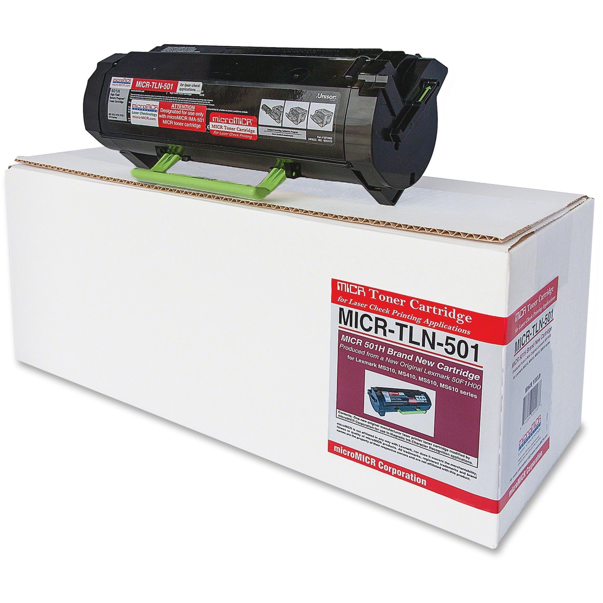 microMICR MICR Toner Cartridge - Alternative for Lexmark MS310 - Laser - Black - 1 Each - 