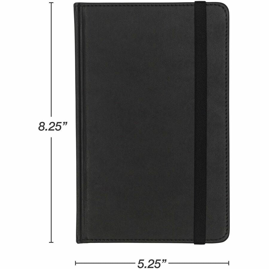 Samsill Classic Journal - 5.25 Inch x 8.25 Inch - Black - Samsill Classic Size Writing Notebook Journal - Hardbound Cover - 5.25 Inch x 8.25 Inch - 120 Ruled Sheets (240 Pages) - Black