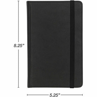 Samsill Classic Journal - 5.25 Inch x 8.25 Inch - Black - Samsill Classic Size Writing Notebook Journal - Hardbound Cover - 5.25 Inch x 8.25 Inch - 120 Ruled Sheets (240 Pages) - Black