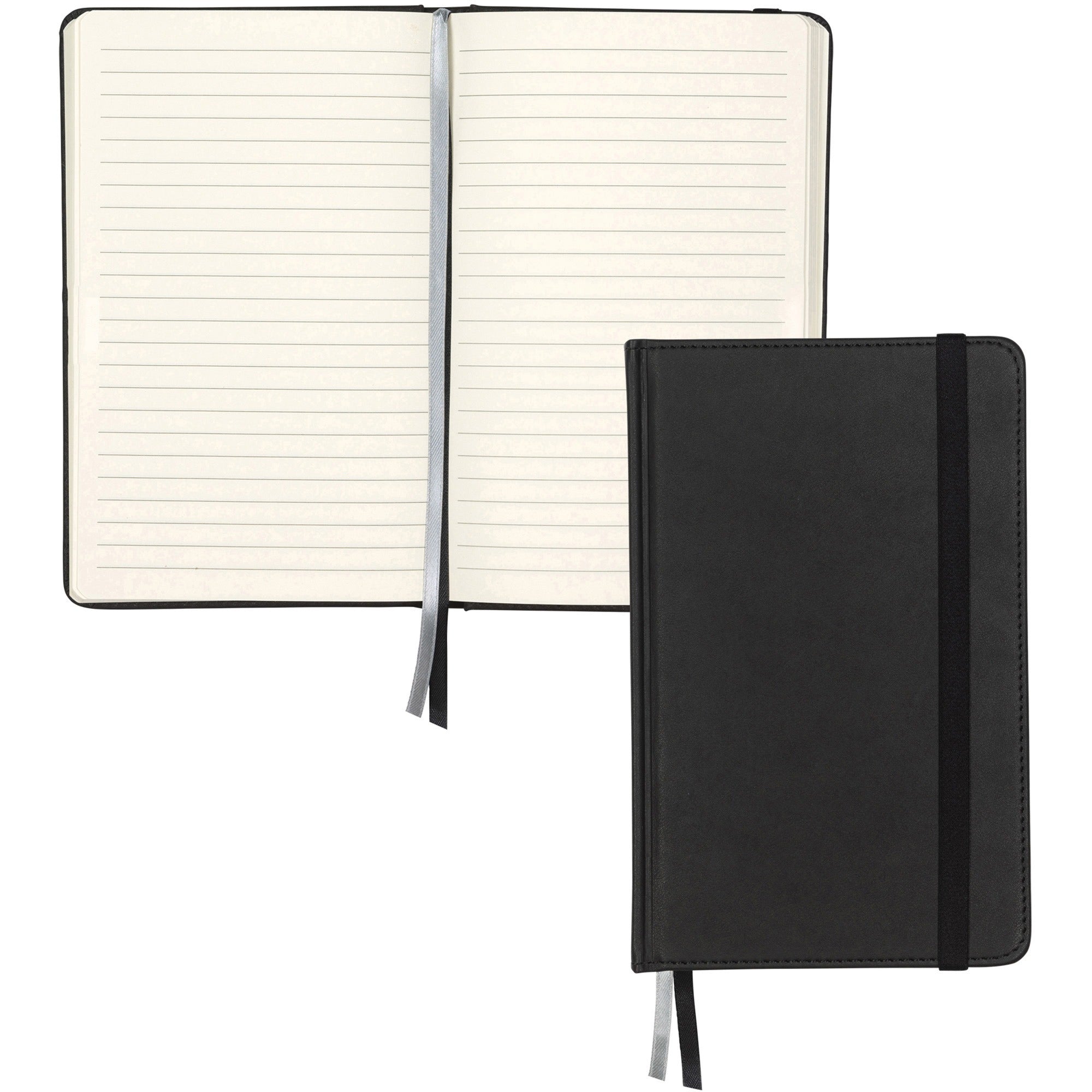 samsill-classic-journal-525-inch-x-825-inch-black-samsill-classic-size-writing-notebook-journal-hardbound-cover-525-inch-x-825-inch-120-ruled-sheets-240-pages-black_sam22300 - 1