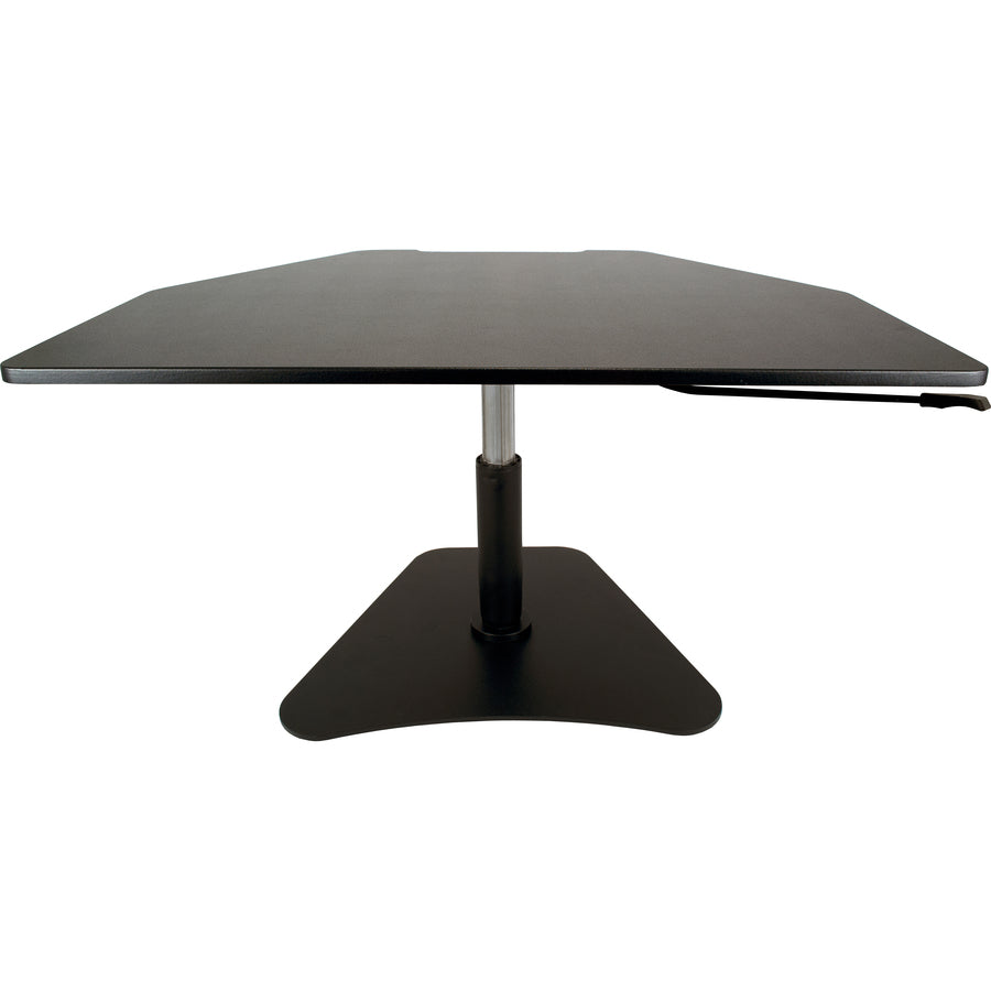 High Rise Adjustable Stand-Up Desk Converter, 28" x 23" x 12" to 16.75", Black, Ships in 1-3 Business Days