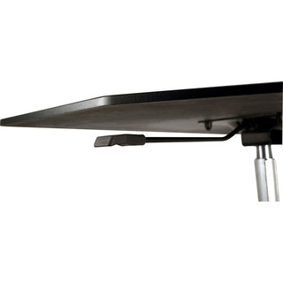 High Rise Adjustable Stand-Up Desk Converter, 28" x 23" x 12" to 16.75", Black, Ships in 1-3 Business Days
