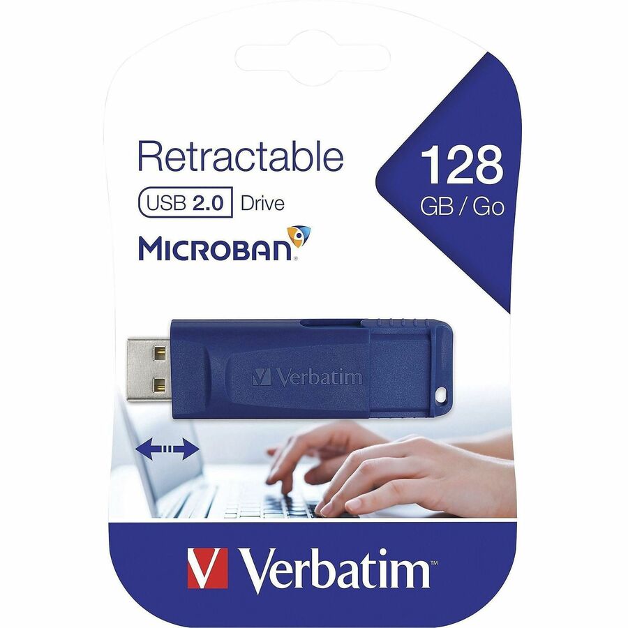 128GB USB Flash Drive - Blue - 128GB
