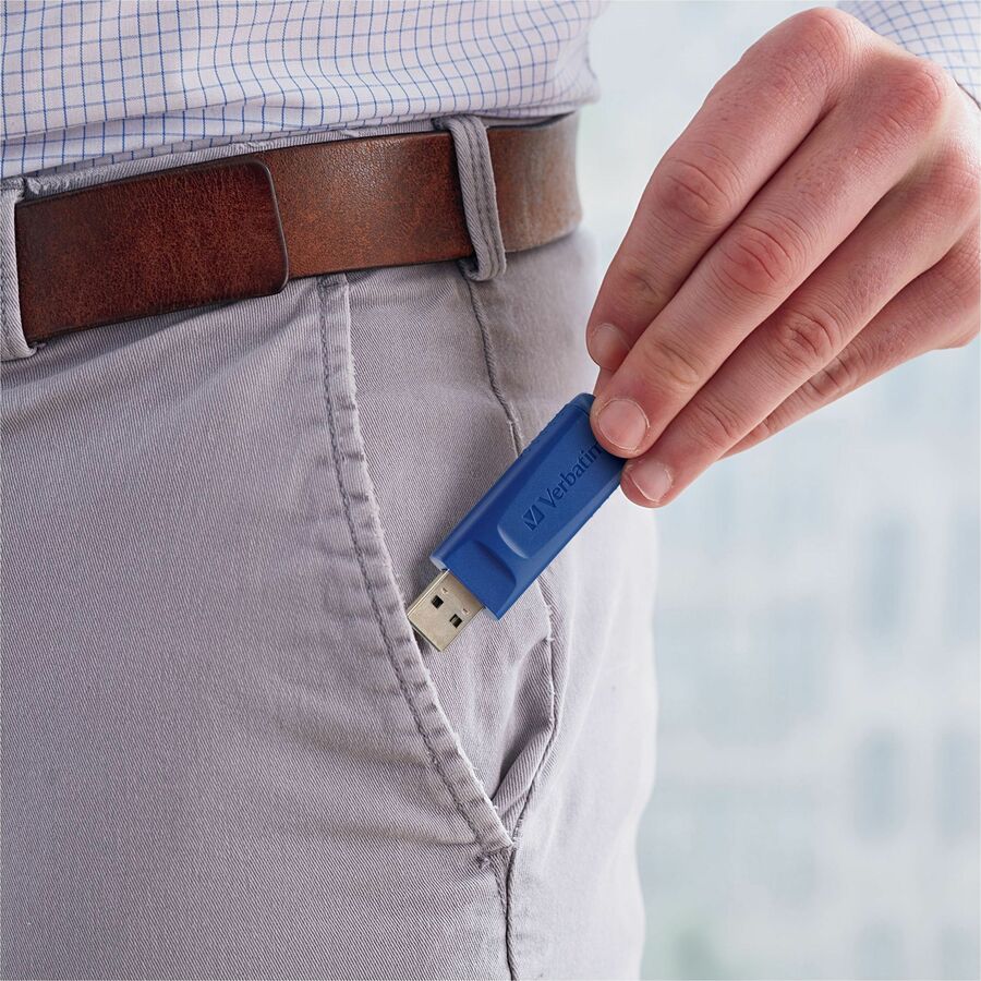 128GB USB Flash Drive - Blue - 128GB - 