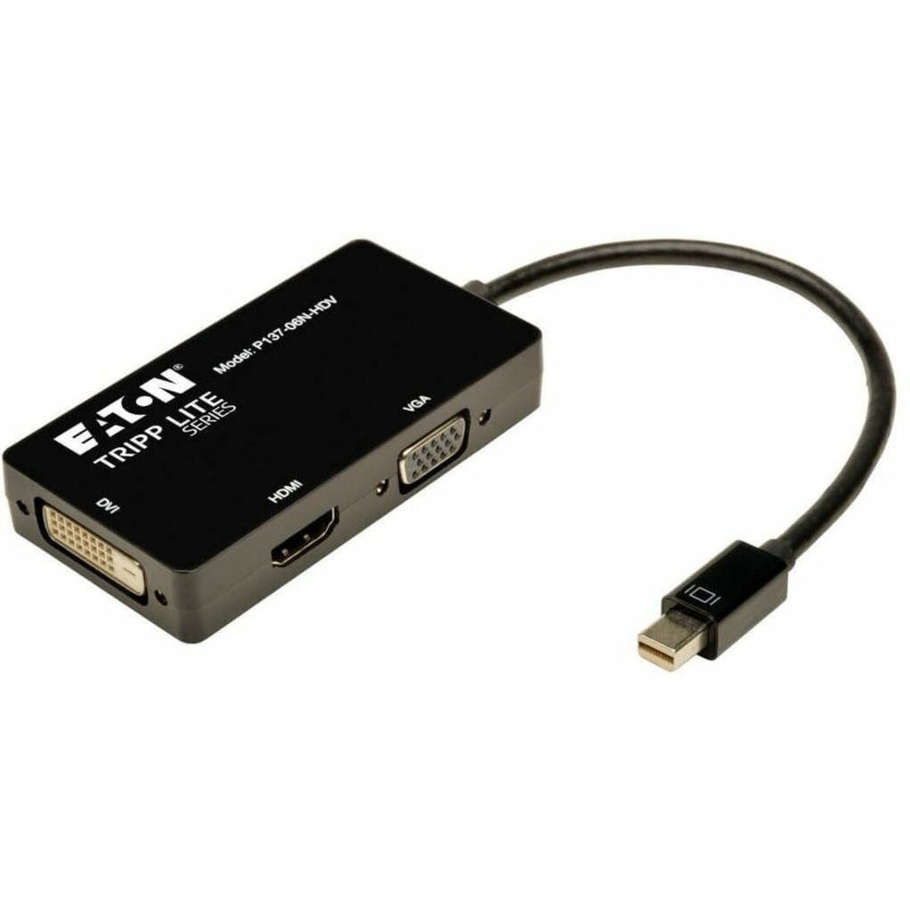 Keyspan Mini DisplayPort to VGA/DVI/HDMI All-in-One Adapter/Converter, Thunderbolt 1 and 2, 6