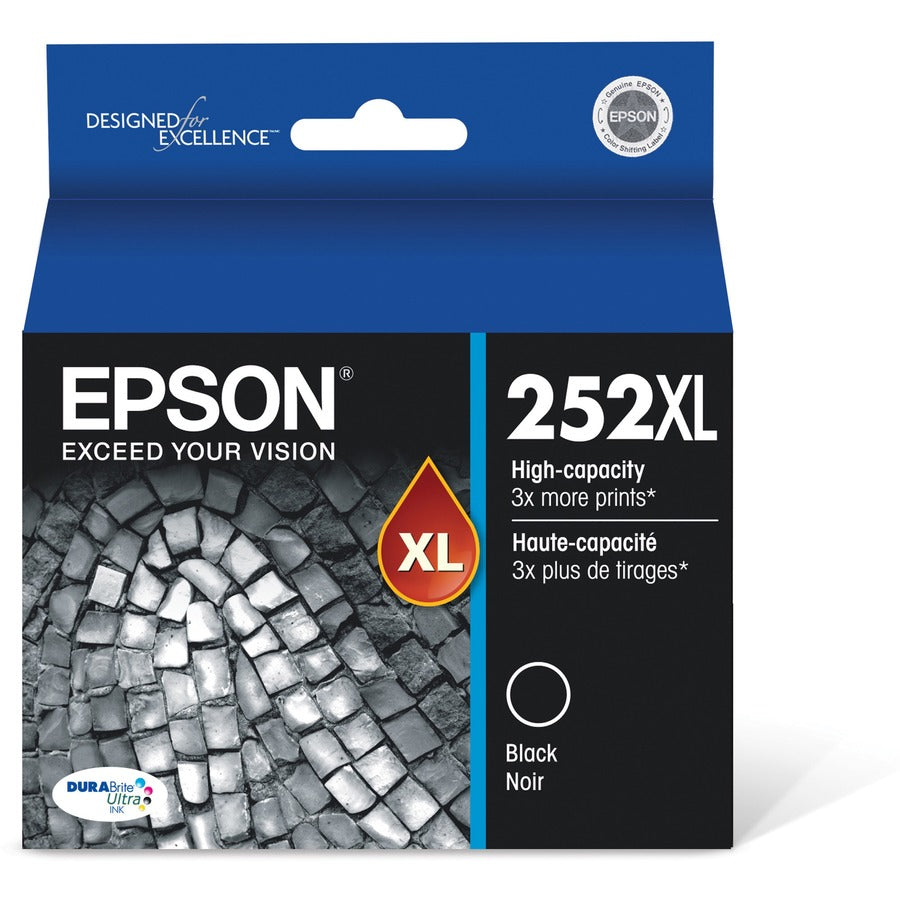 T252XL120-S (252XL) DURABrite Ultra High-Yield Ink, 1,100 Page-Yield, Black