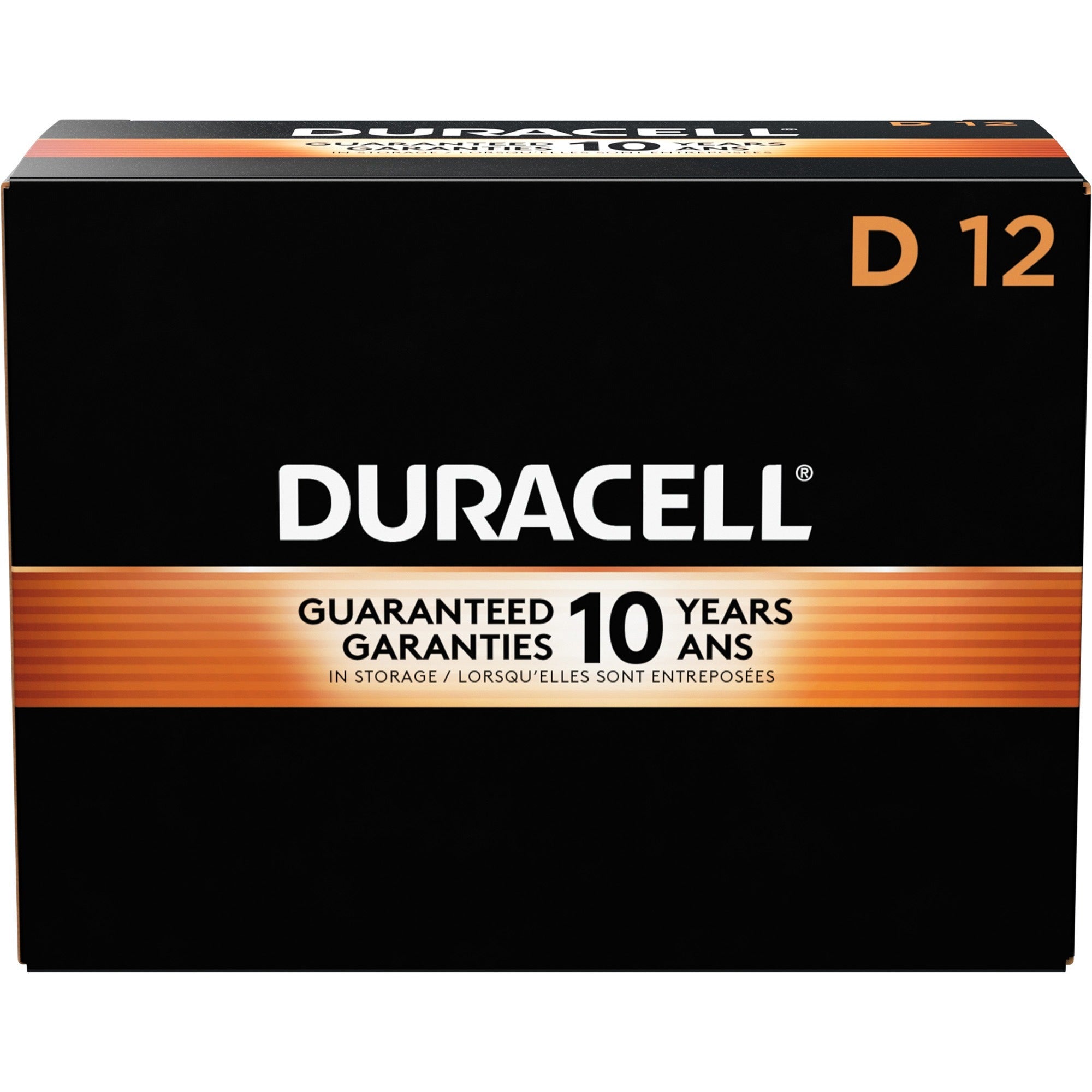 Duracell Coppertop Alkaline D Batteries - For Multipurpose - D - 12 / Box - 