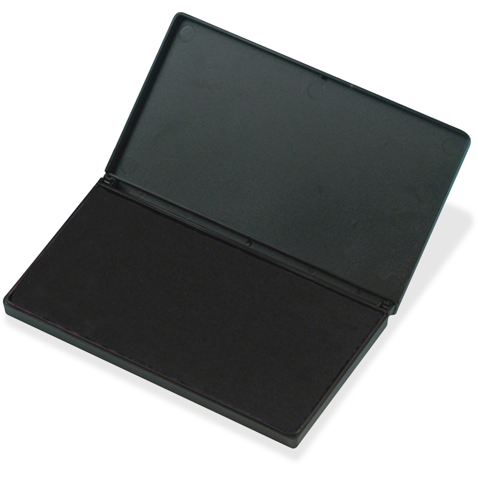 CLI Stamp Pad - 1 Each - 6.3" Width x 3.3" Length - Felt Pad - Black Ink - Black - 
