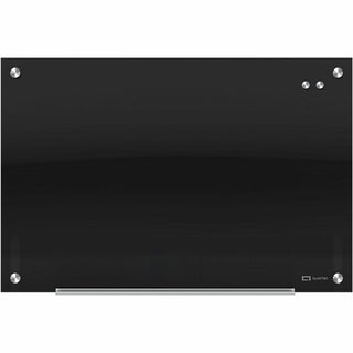 Infinity Glass Marker Board, 48 x 36, Black Surface