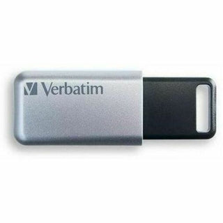 Store 'n' Go Secure Pro USB Flash Drive with AES 256 Encryption, 16 GB, Silver
