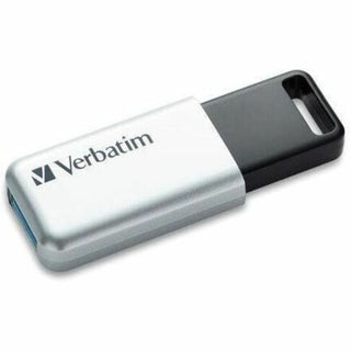 Store 'n' Go Secure Pro USB Flash Drive with AES 256 Encryption, 16 GB, Silver