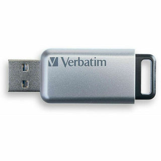 Store 'n' Go Secure Pro USB Flash Drive with AES 256 Encryption, 16 GB, Silver