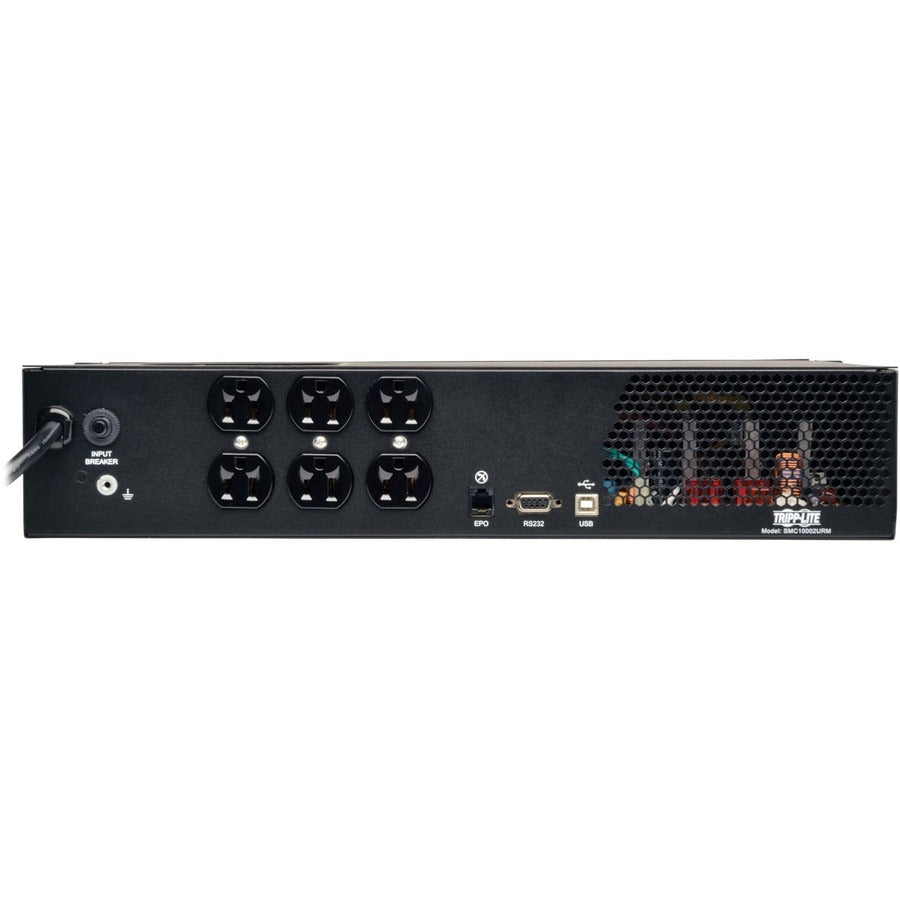 Tripp Lite by Eaton UPS SmartPro 120V 1kVA 700W Line-Interactive Sine Wave UPS 2U Rack/Tower LCD USB DB9 6 Outlets - 2U Rack/Tower - 6.40 Minute Stand-by - 120 V AC Input - 120 V AC Output - 6 x NEMA 5-15R