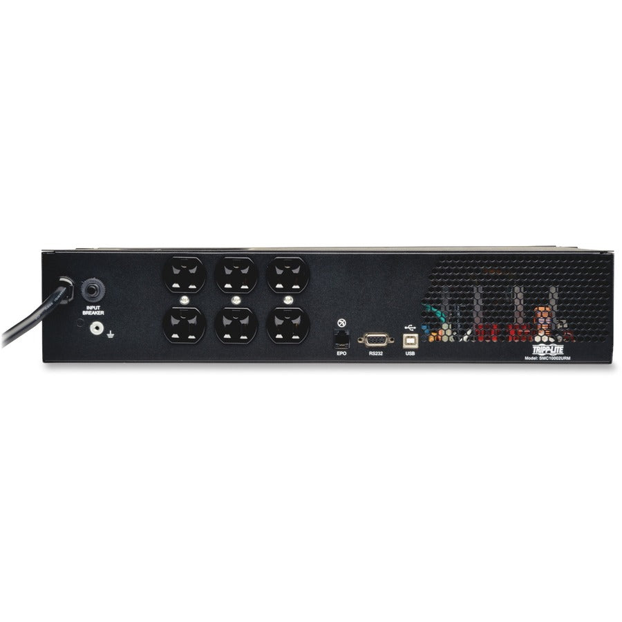 Tripp Lite by Eaton UPS SmartPro 120V 1kVA 700W Line-Interactive Sine Wave UPS 2U Rack/Tower LCD USB DB9 6 Outlets - 2U Rack/Tower - 6.40 Minute Stand-by - 120 V AC Input - 120 V AC Output - 6 x NEMA 5-15R - 