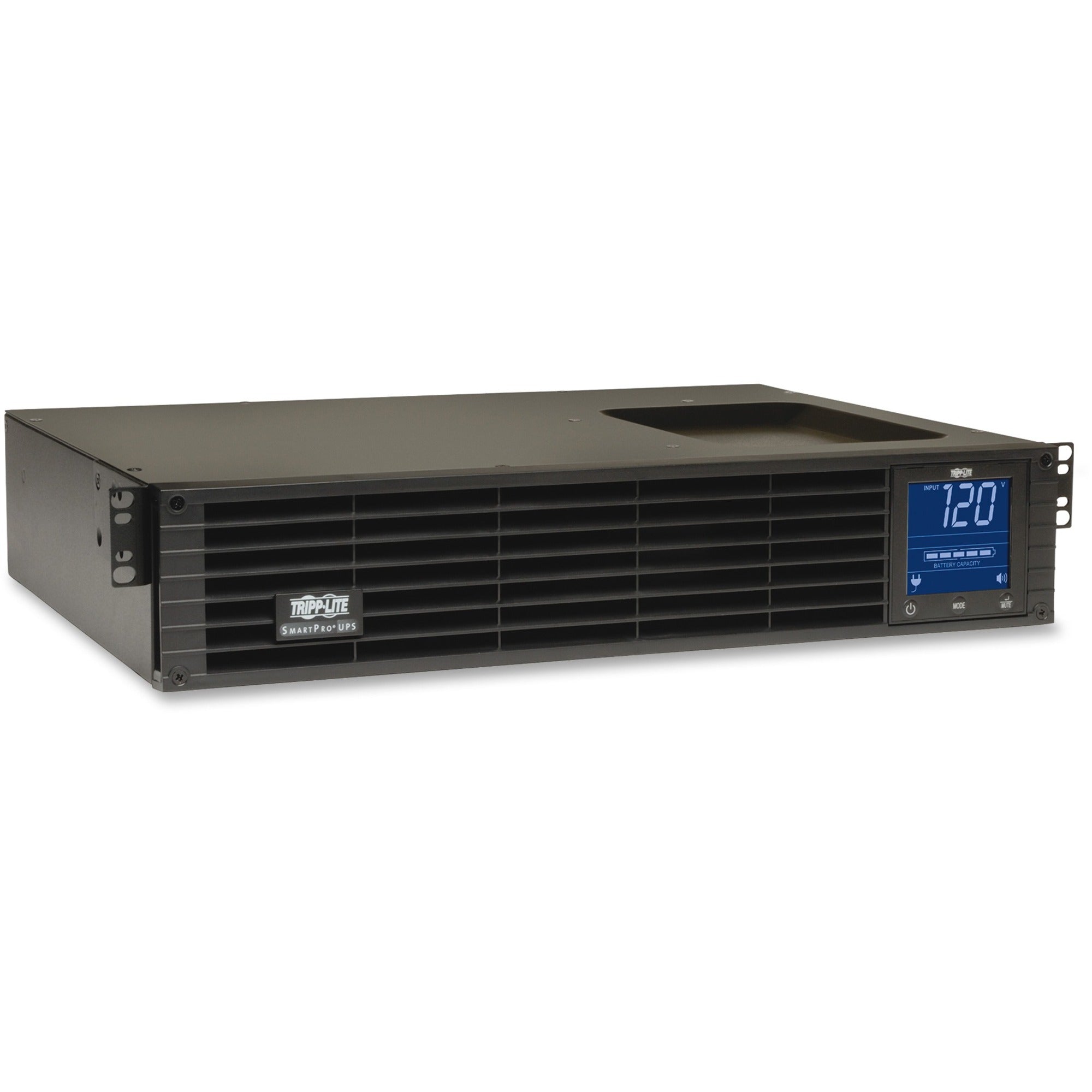 Tripp Lite by Eaton UPS SmartPro 120V 1.5kVA 1kW Line-Interactive Sine Wave UPS 2U Rack/Tower LCD USB DB9 8 Outlets - 2U Rack/Tower - 6.50 Minute Stand-by - 120 V AC Input - 120 V AC Output - 8 x NEMA 5-15R - TAA Compliant - 