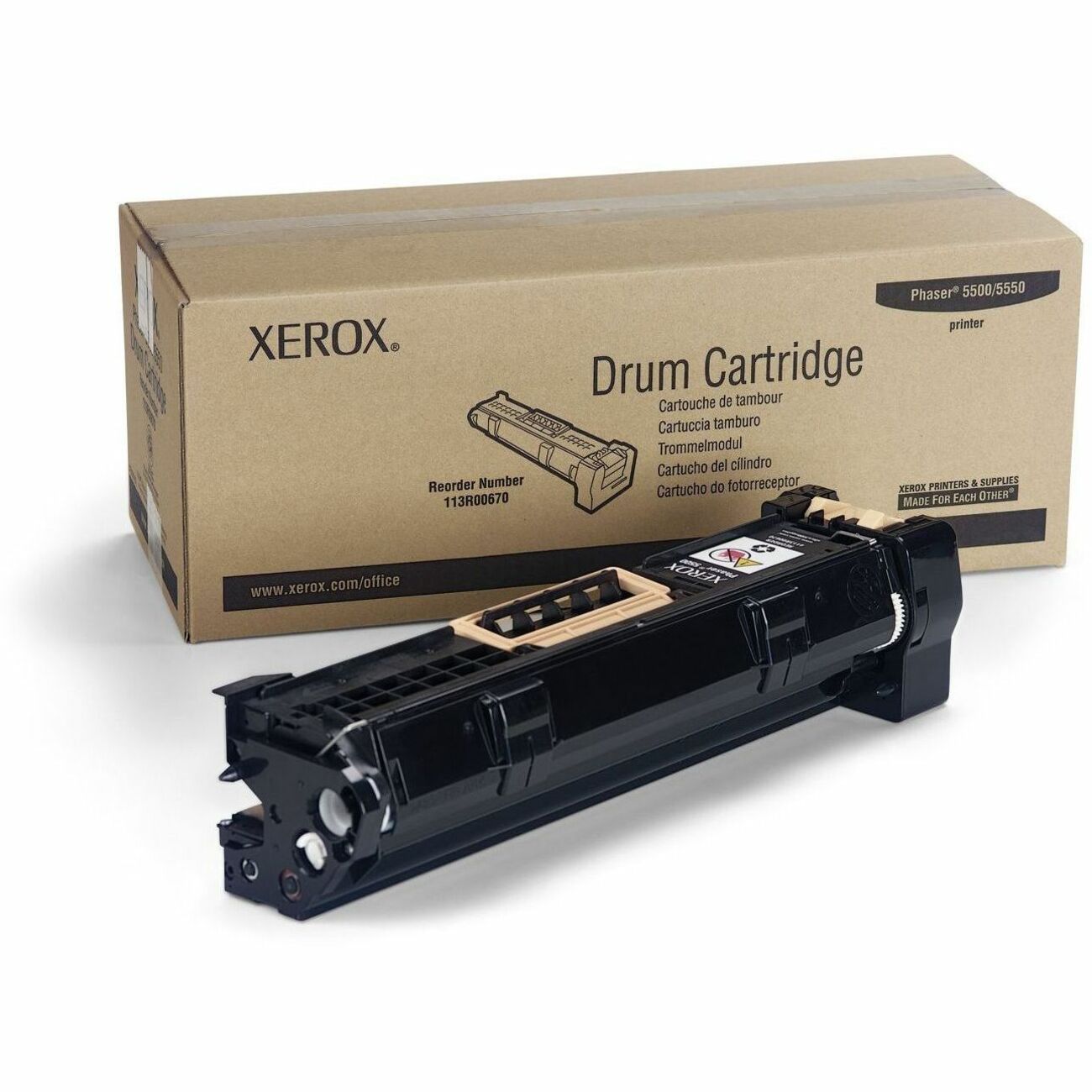 113R00670 Drum Unit, 60,000 Page-Yield, Black