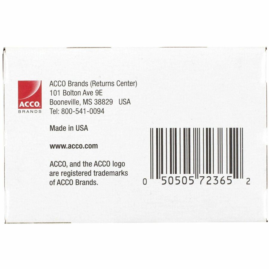 ACCO Recycled Paper Clips - No. 1 - 1.3" Length - 10 Sheet Capacity - Durable, Reusable - 1000 / Pack - Silver - Metal