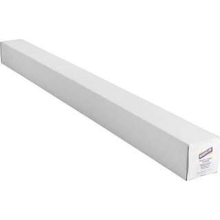 Genuine Joe Banquet-Size Plastic Tablecover - 300 ft Length x 40" Width - Plastic - White - 6 / Carton - 