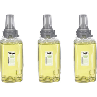 Gojo ADX-12 GingerCitrus Handwash Refill - Ginger Citrus ScentFor - 42.3 fl oz (1250 mL) - Pump Bottle Dispenser - Kill Germs - Hand, Skin, Hair - Moisturizing - Green - Bio-based - 3 / Carton
