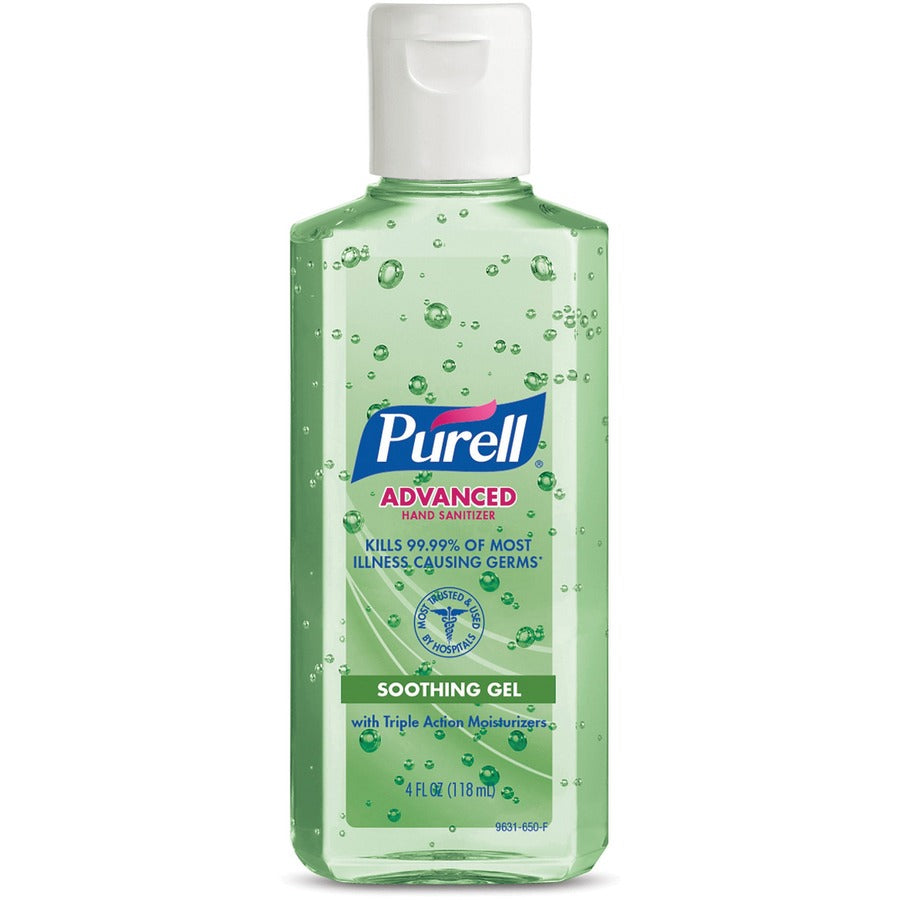 purell-hand-sanitizer-gel-floral-scent-4-fl-oz-1183-ml-squeeze-bottle-dispenser-kill-germs-hand-moisturizing-green-non-sticky-residue-free-moisturizing-24-carton_goj963124ct - 5
