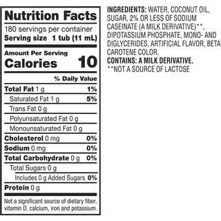 Coffee mate Original Flavor Liquid Creamer Singles - Original Flavor - 0.38 fl oz (11 mL) - 180/Carton - 180 Serving - 