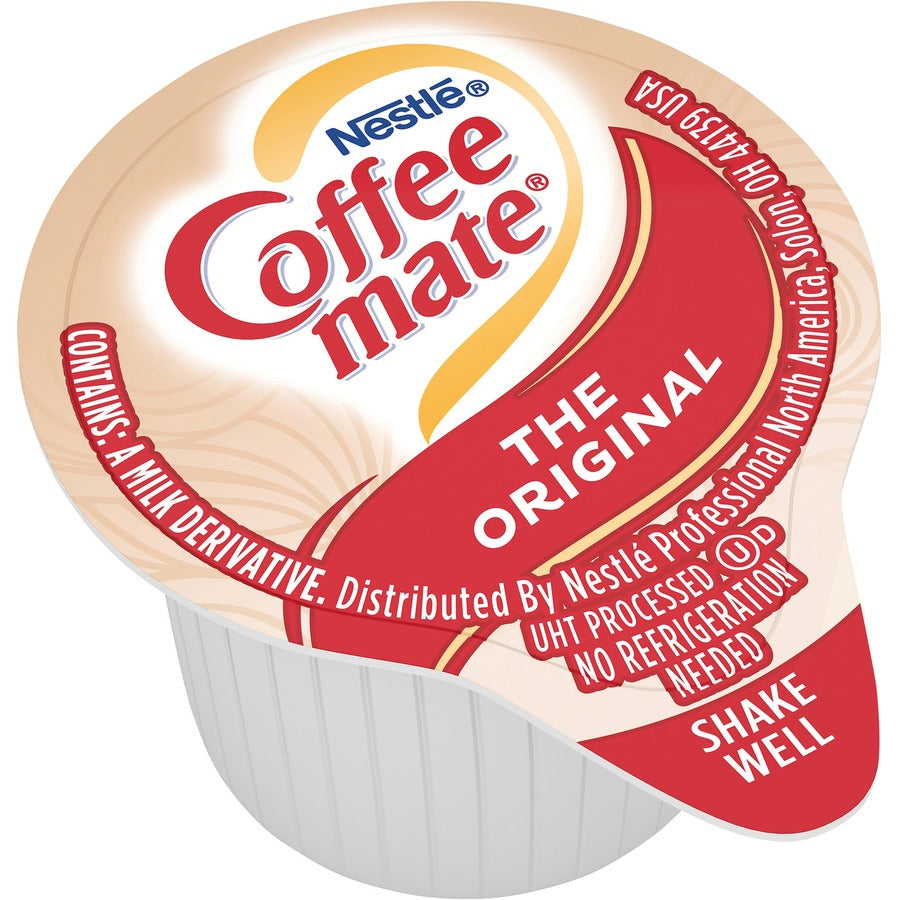 Coffee mate Original Flavor Liquid Creamer Singles - Original Flavor - 0.38 fl oz (11 mL) - 180/Carton - 180 Serving - 