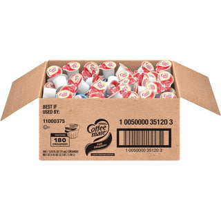 Coffee mate Original Flavor Liquid Creamer Singles - Original Flavor - 0.38 fl oz (11 mL) - 180/Carton - 180 Serving - 