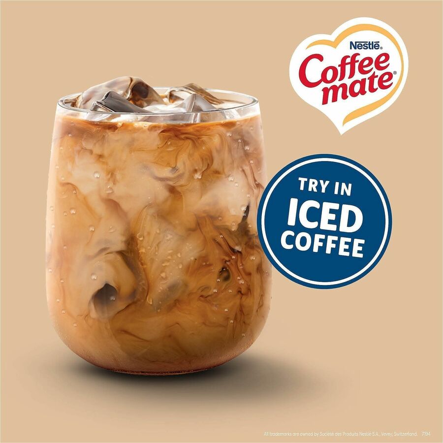 Coffee mate Original Flavor Liquid Creamer Singles - Original Flavor - 0.38 fl oz (11 mL) - 180/Carton - 180 Serving