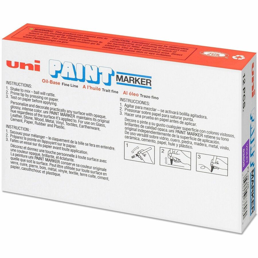 Sanford - uni-Paint Marker, Medium Point, Violet, Sold as 1 EA