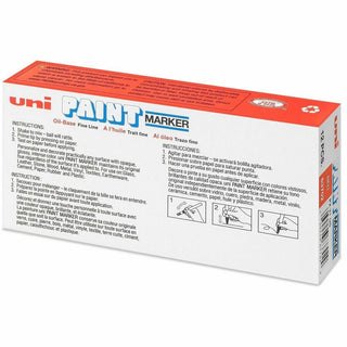 uni uni-Paint PX-21 Oil-Based Marker - Fine Marker Point - Red Oil Based Ink - 1 Dozen