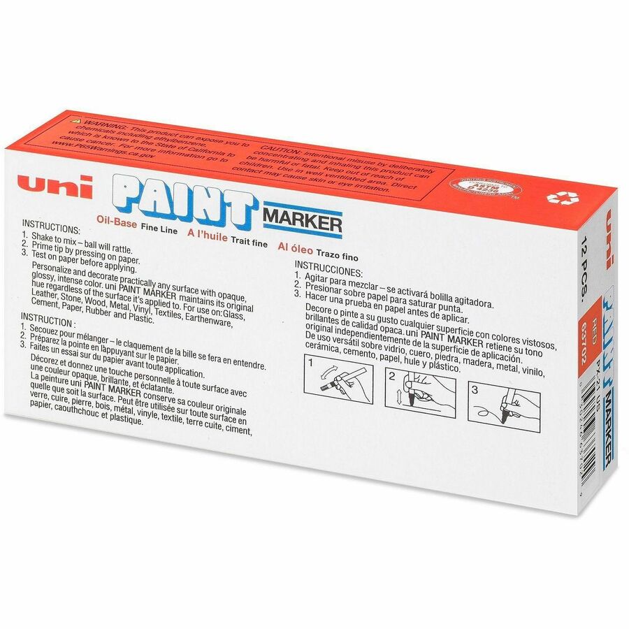 Sanford - uni-Paint Marker, Fine Point, Red, Sold as 1 EA