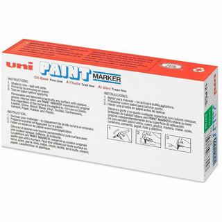 uni uni-Paint PX-21 Oil-Based Marker - Fine Marker Point - Green Oil Based Ink - 1 Dozen