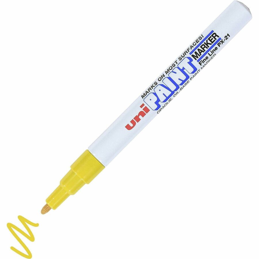 Sanford - uni-Paint Marker, Fine Point, Yellow, Sold as 1 EA