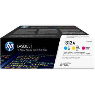 HP 312A (CF440A-M) 3-Pack Cyan/Magenta/Yellow Original LaserJet Toner Cartridges