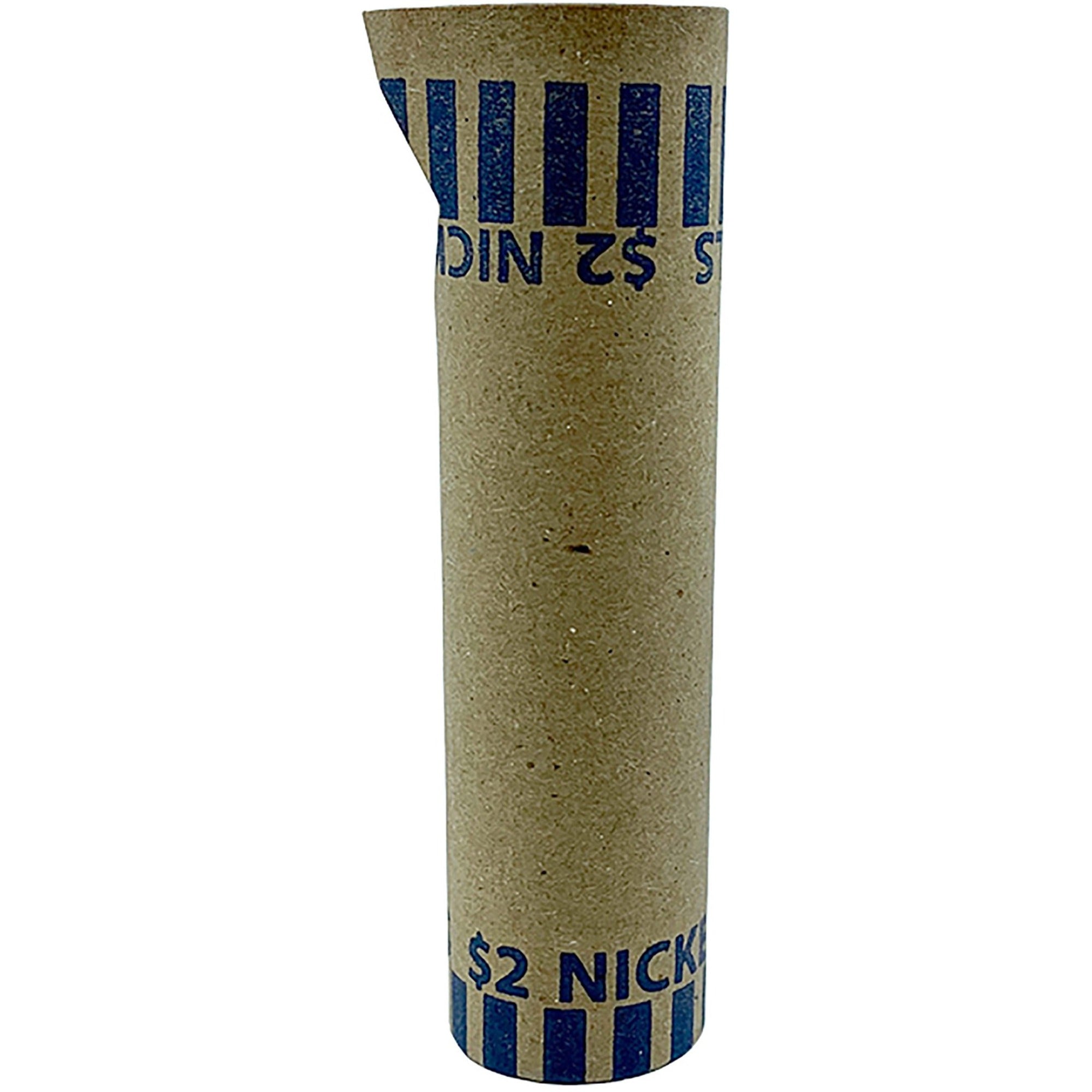 Preformed Tubular Coin Wrappers, Nickels, $2, 1000 Wrappers/Box