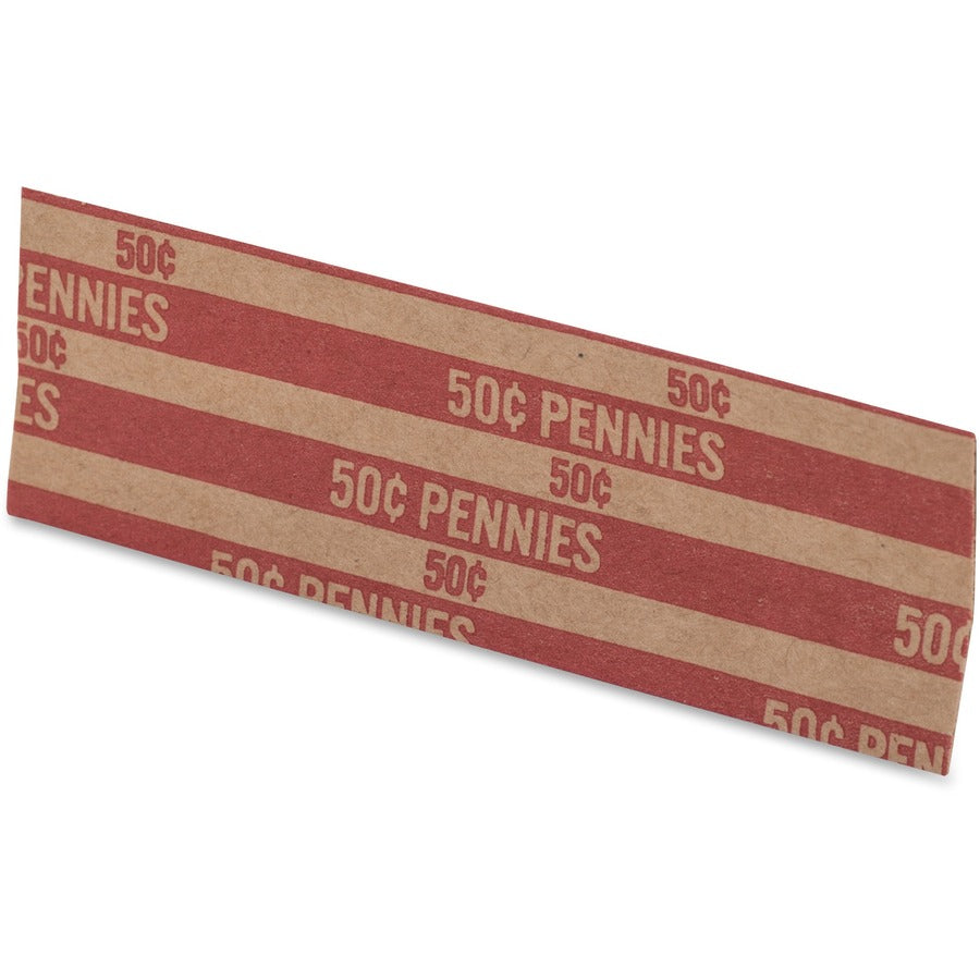 Flat Coin Wrappers, Pennies, $.50, 1000 Wrappers/Box
