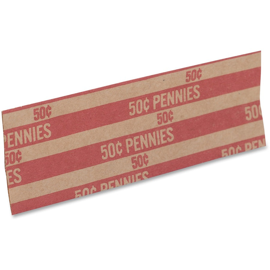 Flat Coin Wrappers, Pennies, $.50, 1000 Wrappers/Box
