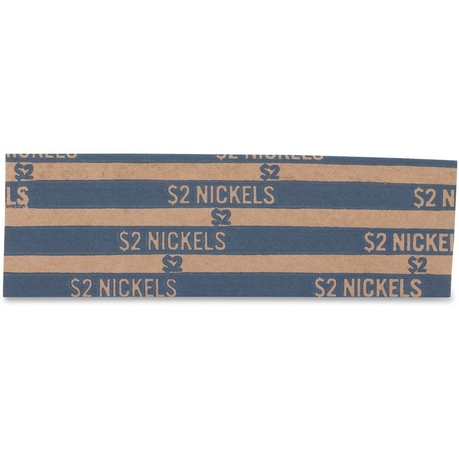 Flat Coin Wrappers, Nickels, $2, 1000 Wrappers/Box