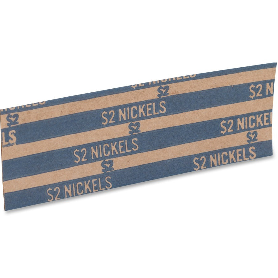 Flat Coin Wrappers, Nickels, $2, 1000 Wrappers/Box