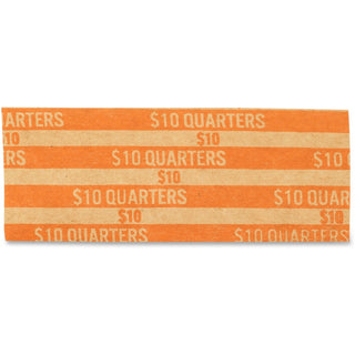 PAP-R Flat Coin Wrappers - Total $10 in 40 Coins of 25 Denomination - Heavy Duty - Paper - Kraft - 1000 / Box