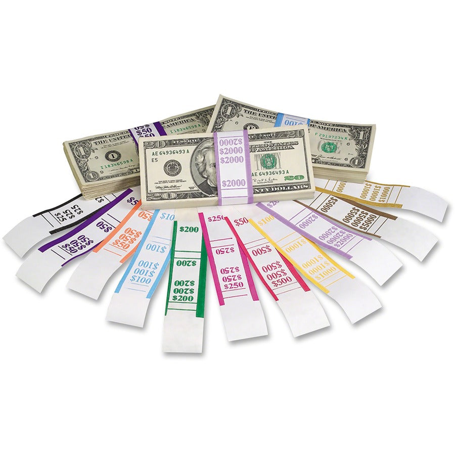 pap-r-currency-straps-125-width-self-sealing-self-adhesive-durable-20-lb-basis-weight-kraft-white-yellow-1000-pack_pqp410000 - 5