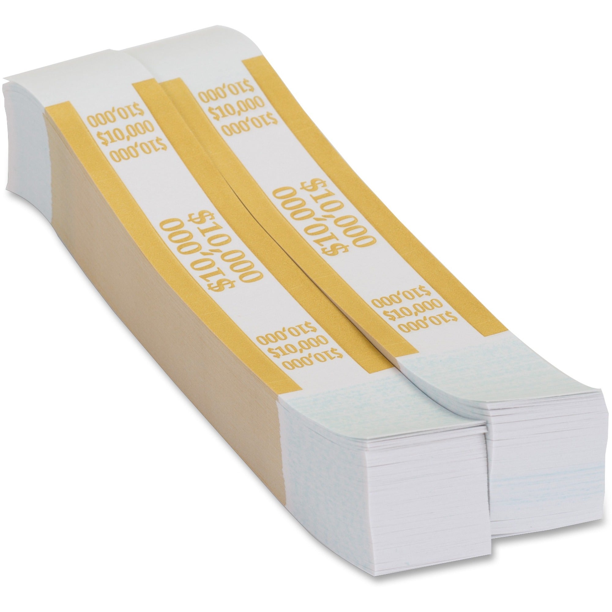 pap-r-currency-straps-125-width-self-sealing-self-adhesive-durable-20-lb-basis-weight-kraft-white-yellow-1000-pack_pqp410000 - 1