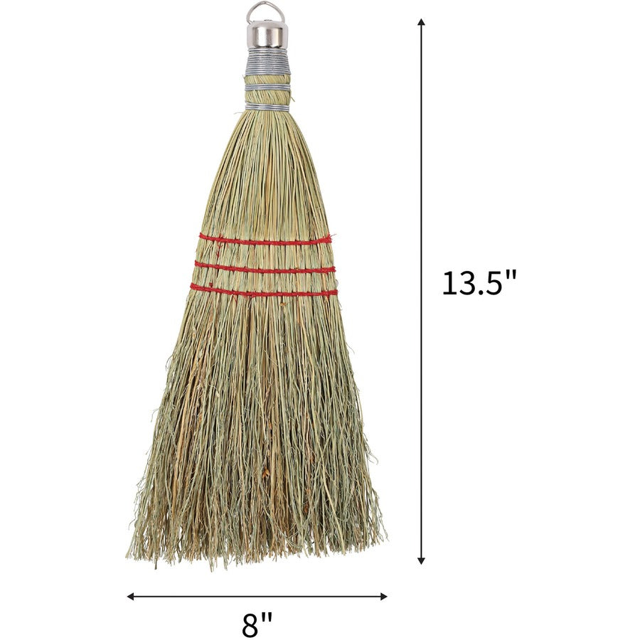 Genuine Joe Whisk Broom - 1 Each - Natural - 