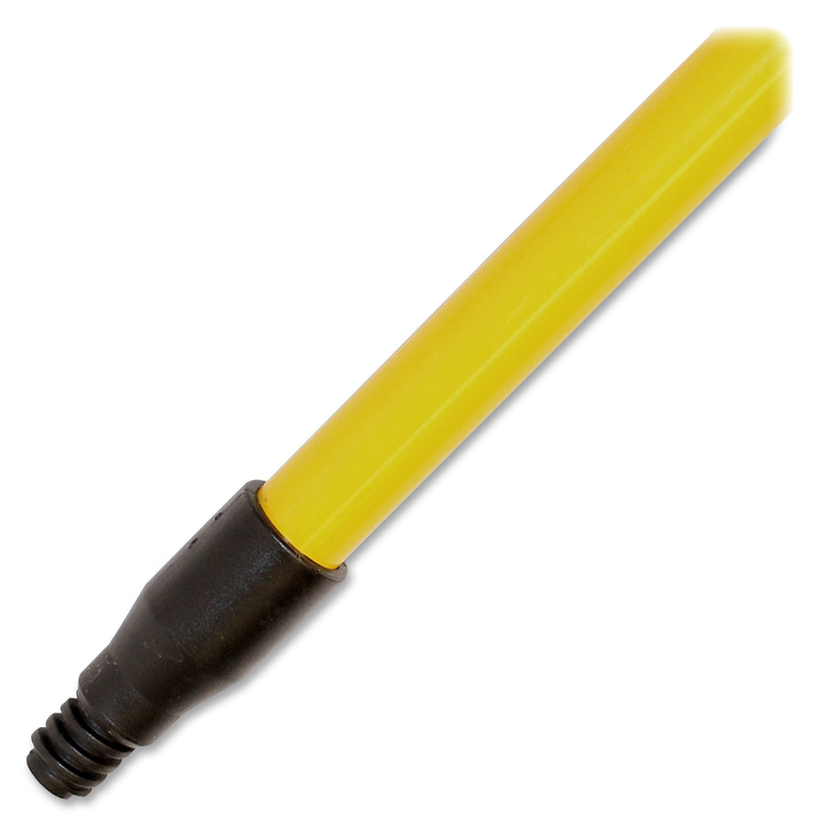 Genuine Joe 60" Extension Handle - 60" Length - 1" Diameter - Yellow - Fiberglass, Nylon - 1 Each - 