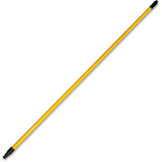 Genuine Joe 60" Extension Handle - 60" Length - 1" Diameter - Yellow - Fiberglass, Nylon - 1 Each - 