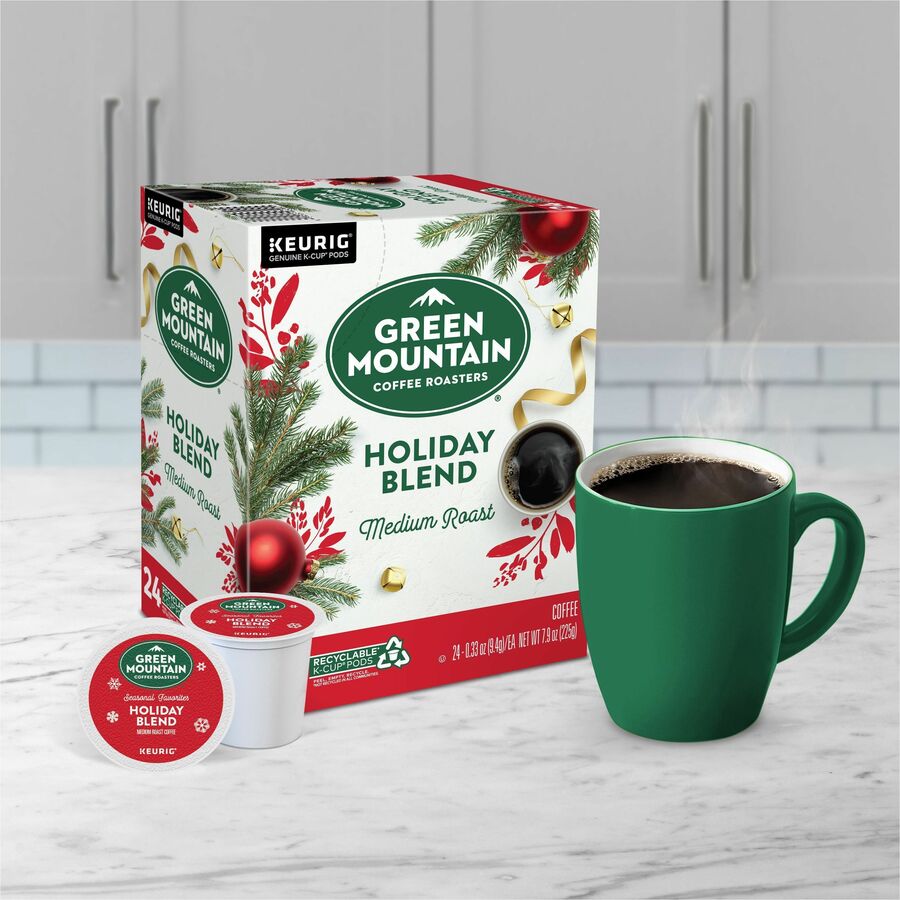 Holiday Blend K-Cups, Medium Roast, 24/Box