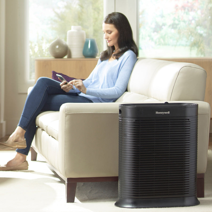 Honeywell HPA300 HEPA Air Purifier - True HEPA, Activated Carbon - 465 Sq. ft. - Black - 