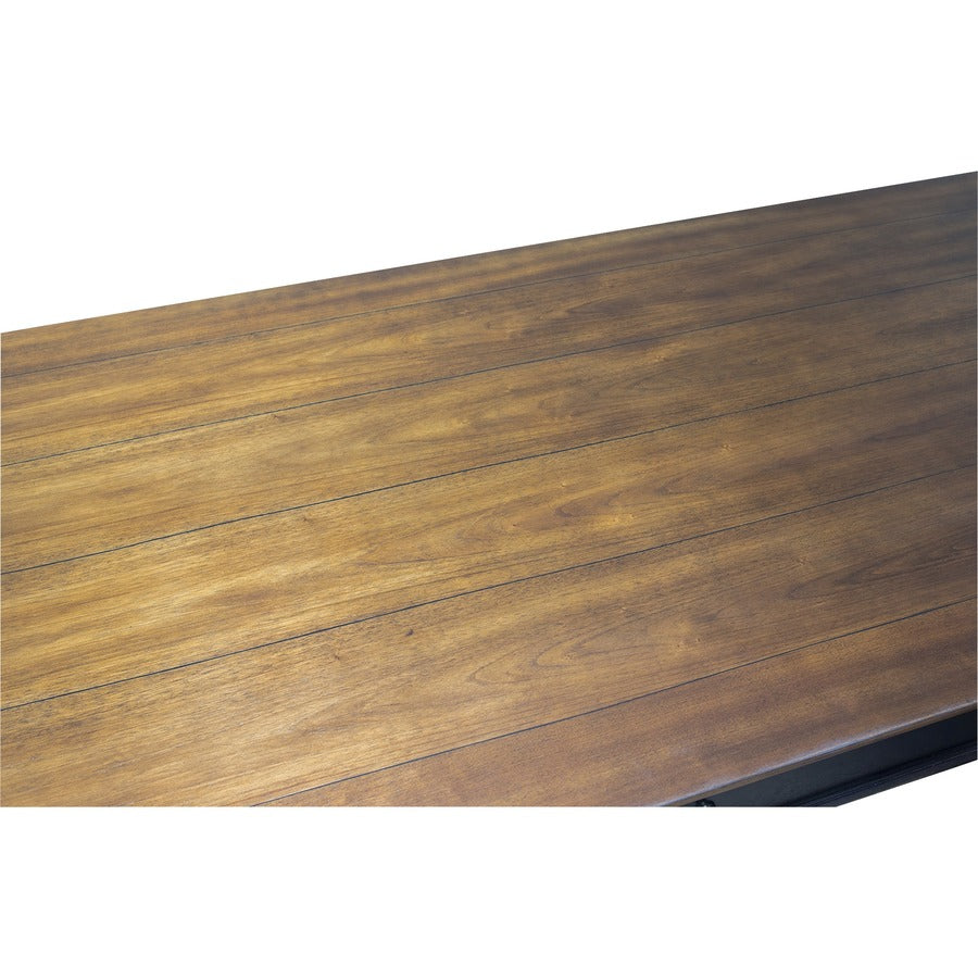 Martin Hartford L-Shaped Desk - Vintage Black - 1 Each