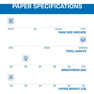 Hammermill Tidal Recycled Copy Paper - White - 92 Brightness - Letter - 8 1/2" x 11" - 20 lb Basis Weight - 200000 / Pallet - Sustainable Forestry Initiative (SFI) - Acid-free, Jam-free - White